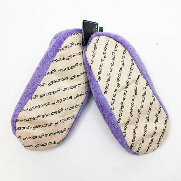 NWT Snoozies Women's Vino Non Skid Slippers Medium 7/8 Blue - Picture 5 of 6